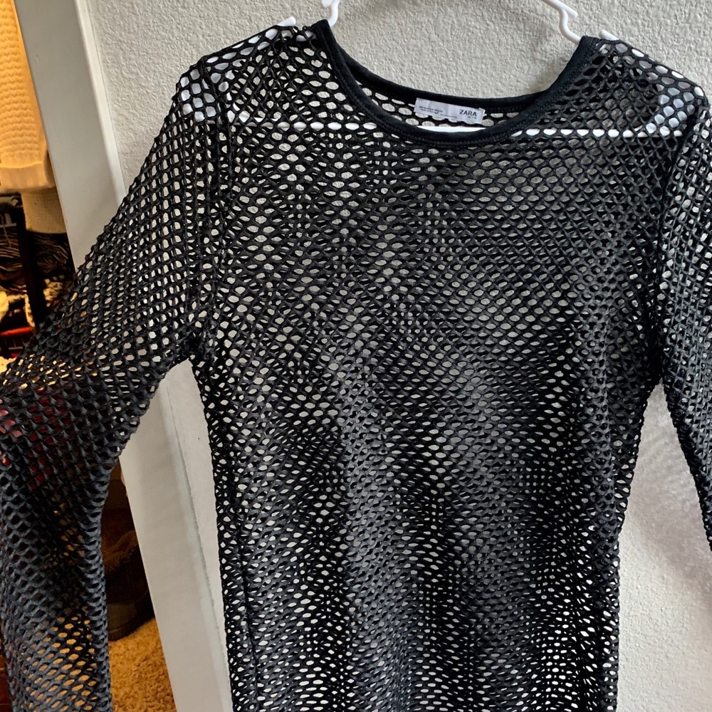 Mesh See Through Top